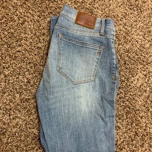 Madewell crop skinny jeans